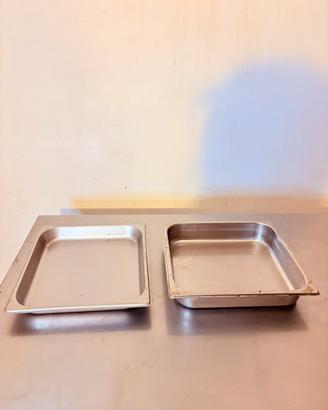 Teglie professionali Gastronorm in acciaio inox