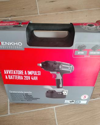 Avvitatore a Impulsi a batteria 20 V 4Ah