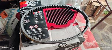 honda forza 125 cinghia + filtro.