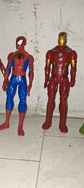 Personaggi Marvel Spider-man, Iron-man, Hulk usat 
