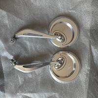 Specchietti guzzi alluminio ricavati dal pieno