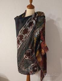 scialle pashmina floreale 