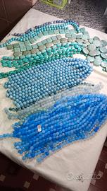 pietre naturali diverse qualità circa 50 fili