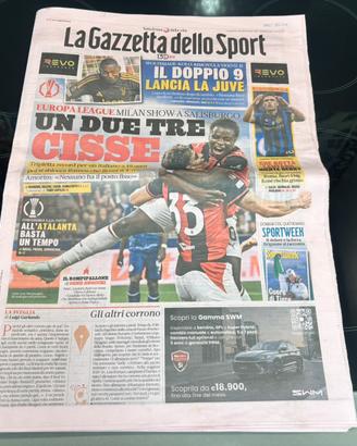Giornale Calcio 16 Ottobre 2026 GazzettaDelloSport