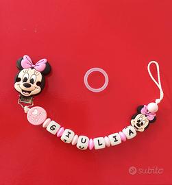 CATENELLA PORTACIUCCIO CON NOME SILICONE Atossico