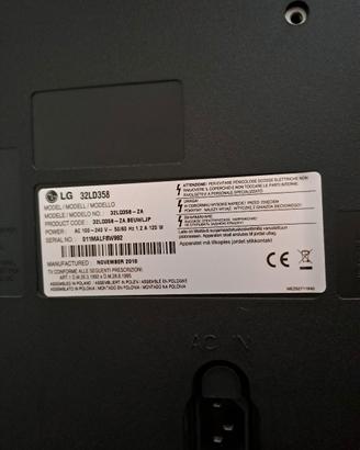 tv lg 32 pollici 