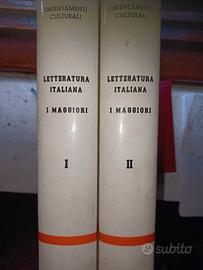 Orientamenti culturali Lett. italiana I Maggiori