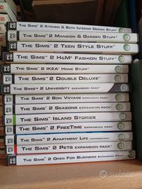 Collezione The Sims 2 originale – Rare ITA + UK 