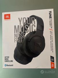Cuffie JBL-Tune750BT-Nuove Bluetooth