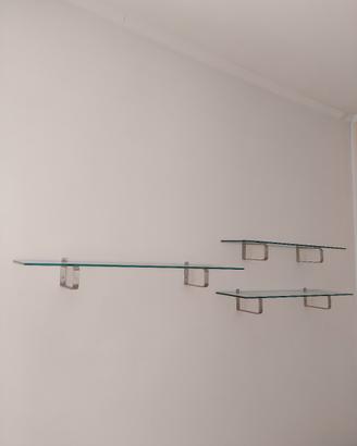 Scaffali di vetro