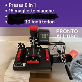 pressa a caldo 8 in 1 + accessori