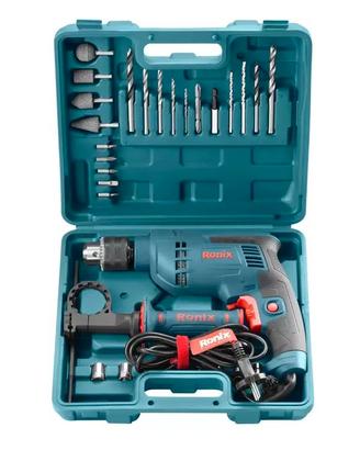 Ronix Trapano Percussione+Set di Attrezzi Manuali