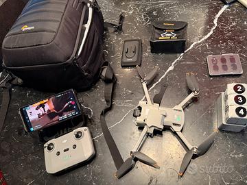 Dji mini 3 pro, 4 batterie, dji care, fullhack.