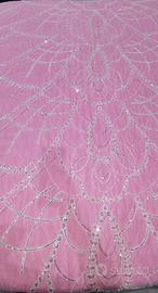 VELO BIANCO SPOSA TUTTO PIENO DI STRASS 