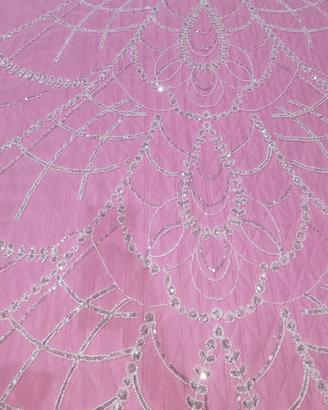 VELO BIANCO SPOSA TUTTO PIENO DI STRASS 