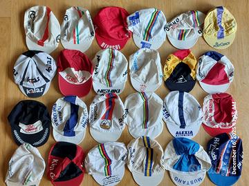 Lotto 98 cappellini ciclismo vintage