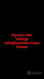 Mustery box vintage anniglimento uomo donna