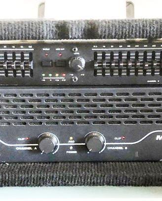 Equalizzatore Gemini + finale Master Audio