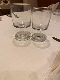 Set bicchieri acqua e vino