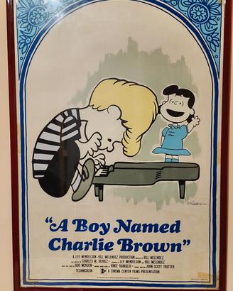 manifesto originale film "A Boy Named Charlie Brow