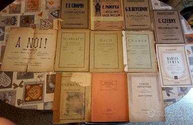 12 Spartiti musicali  ed.Ricordi an.40 in blocco