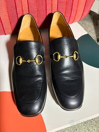 Mocassini Gucci horsebit neri tg 9 1/2