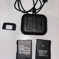 Caricabatterie 2 Batterie EN-EL14 oculare Nikon