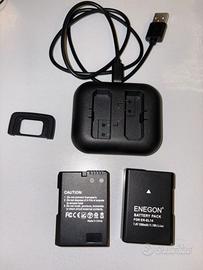 Caricabatterie 2 Batterie EN-EL14 oculare Nikon