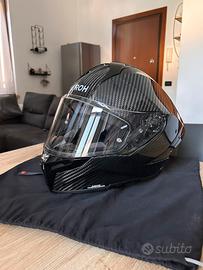 CASCO AIROH MATRYX CARBONGLOSS 6K, NUOVO MAI USATO
