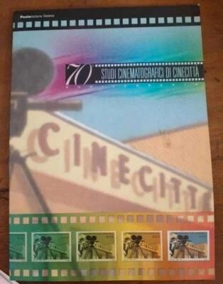 folder filatelico 70 studi di Cinecittà 