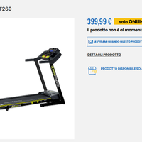 tapis roulant movifitness funzionante elettrico