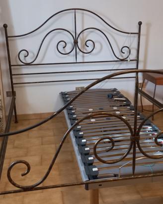 letto ferro battuto 