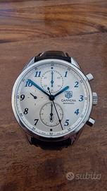 orologio polso acciaio cronografo tag heuer 