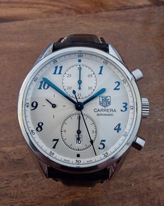 orologio polso acciaio cronografo tag heuer 