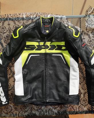 giacca moto 52 in pelle Spidi perfetta