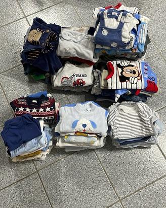 Lotto abbigliamento inverno bimbo 0-3 3-6 mesi