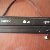 Masterizzatore CD/DVD LG con cavo SATA incluso