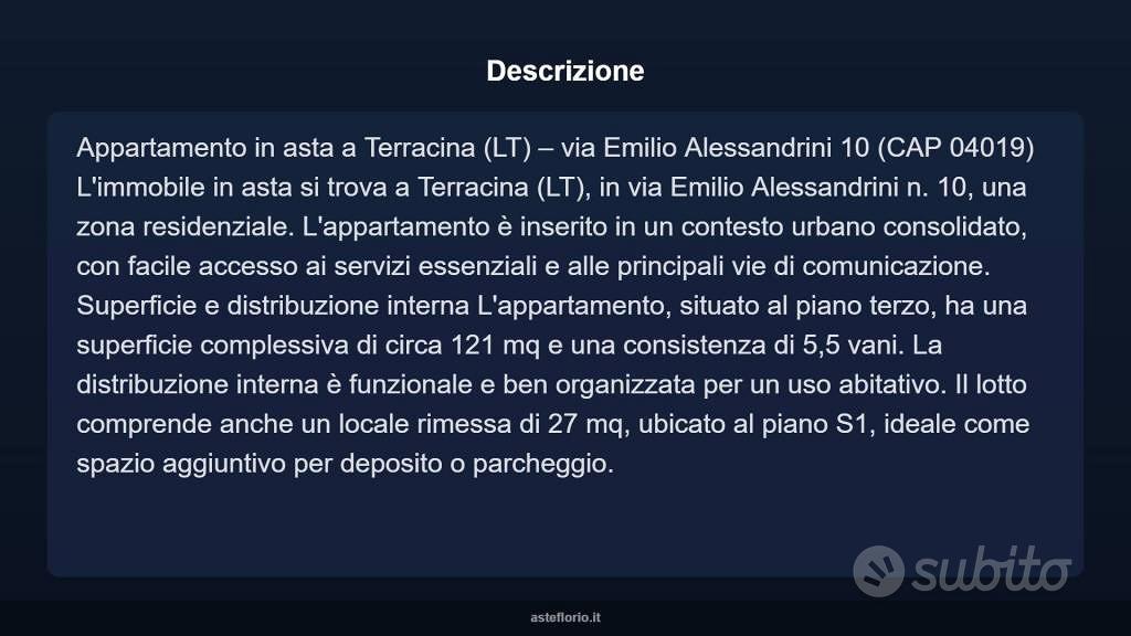 Appartamento – Terracina, Borgo Cipollata, Latina - Altro