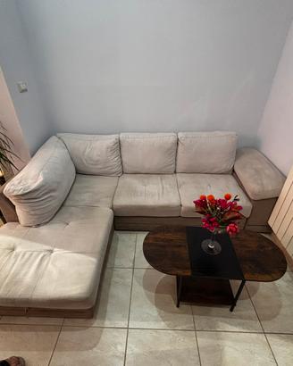 Divano letto matrimoniale con sceslong