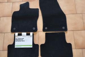 Tappetini originali in velluto Skoda Karoq