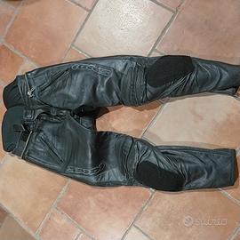 pantaloni pelle moto