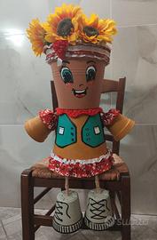 vaso decorativo dipinto a mano - bambolina