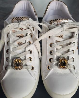 Sneakers IGI&CO bianche con inserti n 36.