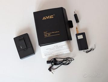 AVC microfono lavalier wireless.