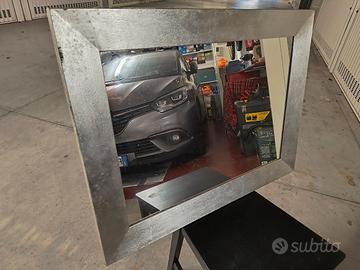 specchio cornice argento 