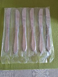 6 coltelli inox