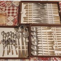 Set posate acciaio e oro zecchino