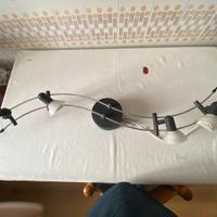 lampadario a faretti con lampadine led