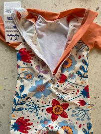 Costume da Bagno Intero 3-6M Bambina con cappello