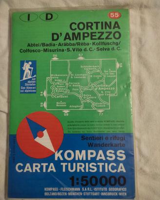 Kompass Carta dei sentieri e rifugi